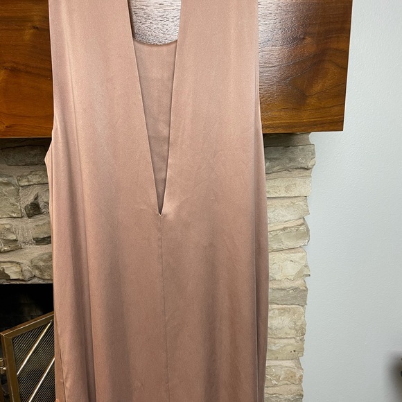 SOLD OUT Washable Silk Racer Dress LUNYA size M - Picture 3 of 7